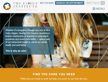 Tablet Screenshot of family-institute.org